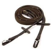 Schockemöhle Rênes Neo Line Clip Marron/Argent Schockemöhle Rênes Neo Line Clip Marron/Argent