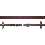 Schockemöhle Rênes Durasoft Grip Caoutchouc DonkerMarron/Argent Schockemöhle Rênes Durasoft Grip Caoutchouc DonkerMarron/Argent