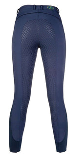 HKM Pantalon d'Équitation Future FLO Zijzak Silicone Assise Bleu Foncé HKM Pantalon d'Équitation Future FLO Zijzak Silicone Assise Bleu Foncé