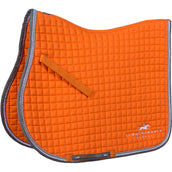 Schockemöhle Tapis de Selle Neo Star de Saut Orange/gris Schockemöhle Tapis de Selle Neo Star de Saut Orange/gris