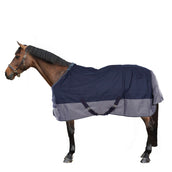 EQUITHÈME Turnout Rug Tyrex 600D 150g Marine/Gris Dots EQUITHÈME Turnout Rug Tyrex 600D 150g Marine/Gris Dots
