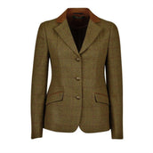 Dublin Petite Veste de Concours Albany Tweed Suede Collar Tailored Marron Vert Dublin Petite Veste de Concours Albany Tweed Suede Collar Tailored Marron Vert