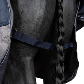 EQUITHÈME Couverture d'Extérieur Tyrex 600 D Fleece 0g Polaire Bleu Marine/Gris EQUITHÈME Couverture d'Extérieur Tyrex 600 D Fleece 0g Polaire Bleu Marine/Gris