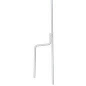 Agradi Power Piquet de Clôture Acier de Ressort avec Boucle 10 Pièces Métal Blanc Agradi Power Piquet de Clôture Acier de Ressort avec Boucle 10 Pièces Métal Blanc