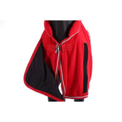 HKM Couverture Polaire avec Col Rouge foncé HKM Couverture Polaire avec Col Rouge foncé