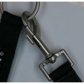 HKM Licol + Corde Crystal Souple Rembourrage Noir/Gris HKM Licol + Corde Crystal Souple Rembourrage Noir/Gris