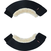 Premiere Cloches d'Obstacles Synth Peau de Mouton Noir/Naturel Premiere Cloches d'Obstacles Synth Peau de Mouton Noir/Naturel