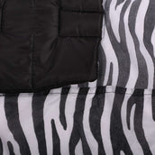 RugBe by Covalliero Couverture Anti-Mouches avec Couvre-cou Zèbre Zebra RugBe by Covalliero Couverture Anti-Mouches avec Couvre-cou Zèbre Zebra