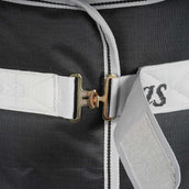 Bucas Anniversary Turnout Light Stay-Dry 0g Black/Silver Bucas Anniversary Turnout Light Stay-Dry 0g Black/Silver