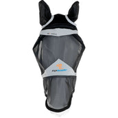 Shires Masque Anti-Mouches avec Oreilles et Nez Fine Mesh Noir Shires Masque Anti-Mouches avec Oreilles et Nez Fine Mesh Noir