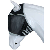 Shires Masque Anti-Mouches Filet Fin avec Découpe D'oreille Noir Shires Masque Anti-Mouches Filet Fin avec Découpe D'oreille Noir