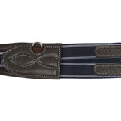 Kavalkade Sangle Dekor Cuir Doux Marron/Bleu Marine Kavalkade Sangle Dekor Cuir Doux Marron/Bleu Marine