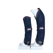 EQUITHÈME Guêtres de Transport 1200D Marine bleu/Bordeaux/blanc EQUITHÈME Guêtres de Transport 1200D Marine bleu/Bordeaux/blanc