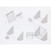 Kerbl Râtelier à Foin avec Grille Kerbl Râtelier à Foin avec Grille