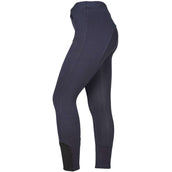 HKM Legging d'Équitation Yvi Silicones Fond Peau Bleu foncé HKM Legging d'Équitation Yvi Silicones Fond Peau Bleu foncé