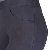 HKM Legging d'Équitation Yvi Silicones Fond Peau Bleu foncé HKM Legging d'Équitation Yvi Silicones Fond Peau Bleu foncé