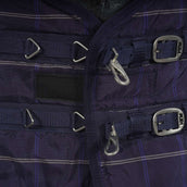 HKM Couverture d'hiver/d'écurie 200g Coton 1200D Bleu foncé HKM Couverture d'hiver/d'écurie 200g Coton 1200D Bleu foncé