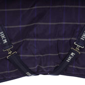 HKM Couverture d'hiver/d'écurie 200g Coton 1200D Bleu foncé HKM Couverture d'hiver/d'écurie 200g Coton 1200D Bleu foncé