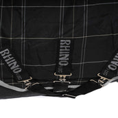 Rhino Wug Turnout Heavy Varilayer 450g Noir/Gris/Blanc à carreaux et Gris Rhino Wug Turnout Heavy Varilayer 450g Noir/Gris/Blanc à carreaux et Gris