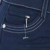 Covalliero Pantalon d'Équitation BasicPlus Enfants Bleu Covalliero Pantalon d'Équitation BasicPlus Enfants Bleu