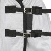 HORKA Couverture Anti-Mouches avec Cou Fixe Argent HORKA Couverture Anti-Mouches avec Cou Fixe Argent