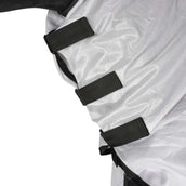 HORKA Couverture Anti-Mouches avec Cou Fixe Argent HORKA Couverture Anti-Mouches avec Cou Fixe Argent