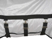 HORKA Couverture Anti-Mouches avec Cou Fixe Argent HORKA Couverture Anti-Mouches avec Cou Fixe Argent