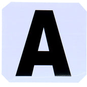 Hippotonic Lettres de Manège Autocollants Blanc Hippotonic Lettres de Manège Autocollants Blanc