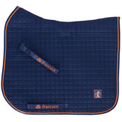 Bucas Therapy Tapis de Selle Dressage Bleu Marine/Orange Bucas Therapy Tapis de Selle Dressage Bleu Marine/Orange
