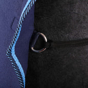 Riding World Couvre-reins Fleece Marin/bleu clair Riding World Couvre-reins Fleece Marin/bleu clair
