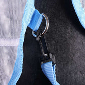 Riding World Couverture Anti-Mouches Combo Blanc/Bleu Riding World Couverture Anti-Mouches Combo Blanc/Bleu