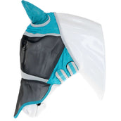 Shires Masque Anti-Mouches avec Oreilles et Nez Fine Mesh Teal Shires Masque Anti-Mouches avec Oreilles et Nez Fine Mesh Teal