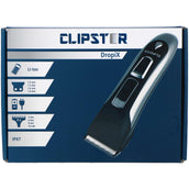 Clipster Todeuse à Batterie DropiX Argent/Noir Clipster Todeuse à Batterie DropiX Argent/Noir