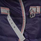 Weatherbeeta Medium Stable Rug Comfitec 210D Channel Quilt Support Cou 220g Navy/Silver/Red Weatherbeeta Medium Stable Rug Comfitec 210D Channel Quilt Support Cou 220g Navy/Silver/Red