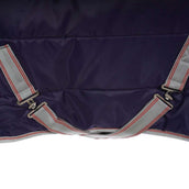 Weatherbeeta Medium Stable Rug Comfitec 210D Channel Quilt Support Cou 220g Navy/Silver/Red Weatherbeeta Medium Stable Rug Comfitec 210D Channel Quilt Support Cou 220g Navy/Silver/Red