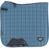 LeMieux Tapis de Selle Loire Classic Satin Square Dressage Ice Blue LeMieux Tapis de Selle Loire Classic Satin Square Dressage Ice Blue