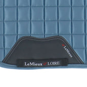 LeMieux Tapis de Selle Loire Classic Satin Square Dressage Ice Blue LeMieux Tapis de Selle Loire Classic Satin Square Dressage Ice Blue