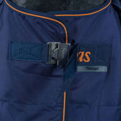 Bucas Therapy Turnout 50g Bleu Marine/Orange Bucas Therapy Turnout 50g Bleu Marine/Orange