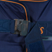 Bucas Therapy Turnout 50g Bleu Marine/Orange Bucas Therapy Turnout 50g Bleu Marine/Orange