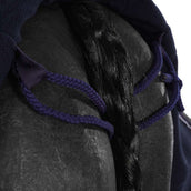 EQUITHÈME Couvre-reins Tyrex Polar Fleece 600D Marine/Gris Dots EQUITHÈME Couvre-reins Tyrex Polar Fleece 600D Marine/Gris Dots