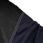 EQUITHÈME Turnout Rug Tyrex High Neck 600D 150g Marine/Gris Dots EQUITHÈME Turnout Rug Tyrex High Neck 600D 150g Marine/Gris Dots