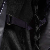 EQUITHÈME Turnout Rug Tyrex High Neck 600D 300g Marine/Gris Dots EQUITHÈME Turnout Rug Tyrex High Neck 600D 300g Marine/Gris Dots