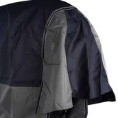 EQUITHÈME Turnout Rug Tyrex High Neck 600D 150g Marine/Gris Dots EQUITHÈME Turnout Rug Tyrex High Neck 600D 150g Marine/Gris Dots