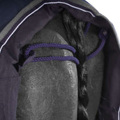 EQUITHÈME Couvre-reins Tyrex Polycotton 600D Noir/Bleu EQUITHÈME Couvre-reins Tyrex Polycotton 600D Noir/Bleu