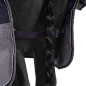 EQUITHÈME Turnout Rug Tyrex 600D 0g Marine/Gris Dots EQUITHÈME Turnout Rug Tyrex 600D 0g Marine/Gris Dots