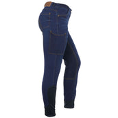 Dublin Pantalon d'Équitation Shona Full Suede Sheet Blue Denim/Navy Dublin Pantalon d'Équitation Shona Full Suede Sheet Blue Denim/Navy