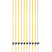 Kerbl Piquet fibre de verre 10 Pièces Jaune Kerbl Piquet fibre de verre 10 Pièces Jaune