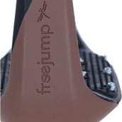 Freejump Étriers Soft Up Classic Choco/noir Freejump Étriers Soft Up Classic Choco/noir