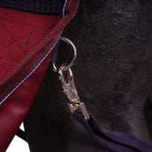 EQUITHÈME Couverture d'Extérieur Tyrex 1200D 50g Marine/Bordeaux EQUITHÈME Couverture d'Extérieur Tyrex 1200D 50g Marine/Bordeaux