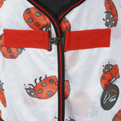 HKM Couverture Anti-Mouches Ladybug Blanc Rouge HKM Couverture Anti-Mouches Ladybug Blanc Rouge